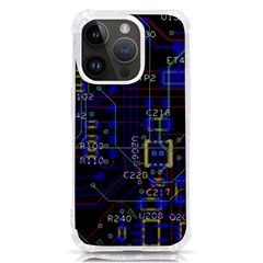 Technology Circuit Board Layout Iphone 14 Pro Tpu Uv Print Case by Ket1n9