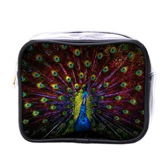 Beautiful Peacock Feather Mini Toiletries Bag (one Side) by Ket1n9