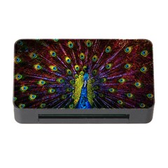 Beautiful Peacock Feather Memory Card Reader With Cf by Ket1n9