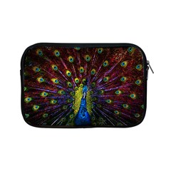 Beautiful Peacock Feather Apple Ipad Mini Zipper Cases by Ket1n9