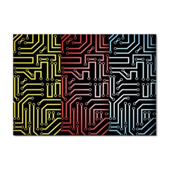 Circuit Board Seamless Patterns Set Sticker A4 (10 Pack)