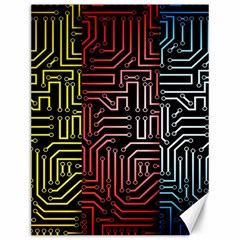 Circuit Board Seamless Patterns Set Canvas 12  X 16  by Ket1n9