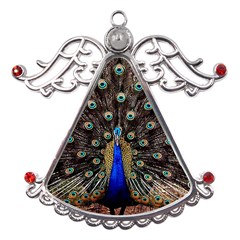 Peacock Metal Angel With Crystal Ornament by Ket1n9