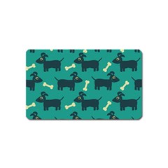 Happy-dogs Animals Pattern Magnet (name Card) by Ket1n9