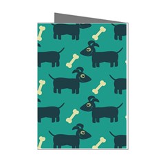 Happy-dogs Animals Pattern Mini Greeting Cards (pkg Of 8) by Ket1n9