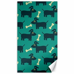 Happy-dogs Animals Pattern Canvas 40  X 72  by Ket1n9