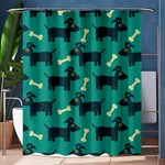 Happy-dogs Animals Pattern Shower Curtain 60  x 72  (Medium)  60 x72  Curtain