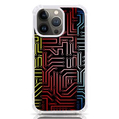 Circuit Board Seamless Patterns Set Iphone 13 Pro Tpu Uv Print Case by Ket1n9