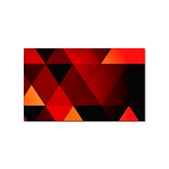 Abstract Triangle Wallpaper Sticker Rectangular (10 Pack) by Ket1n9