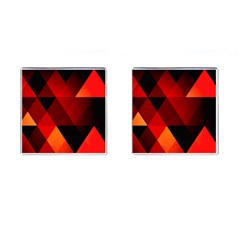 Abstract Triangle Wallpaper Cufflinks (square) by Ket1n9