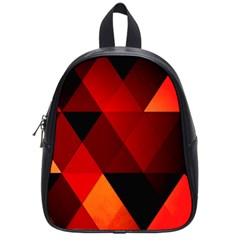 Abstract Triangle Wallpaper School Bag (small) by Ket1n9