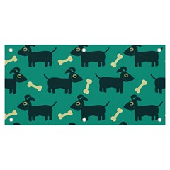 Happy-dogs Animals Pattern Banner And Sign 6  X 3  by Ket1n9