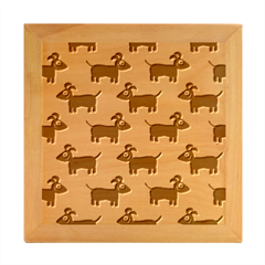 Happy-dogs Animals Pattern Wood Photo Frame Cube by Ket1n9