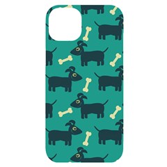 Happy-dogs Animals Pattern Iphone 14 Plus Black Uv Print Case