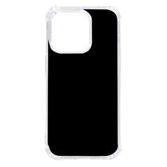 Black Iphone 14 Pro Tpu Uv Print Case