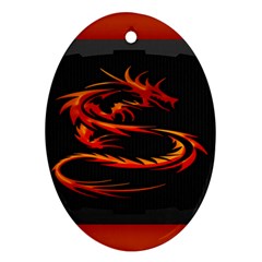 Dragon Ornament (oval) by Ket1n9