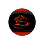 Dragon Rubber Coaster (Round) Front