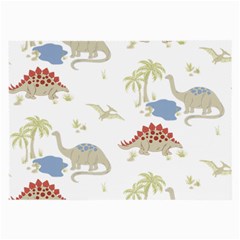 Dinosaur Art Pattern Large Glasses Cloth by Ket1n9