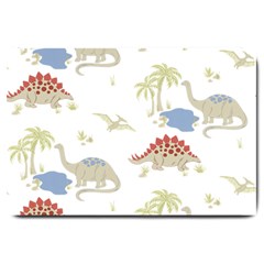 Dinosaur Art Pattern Large Doormat by Ket1n9