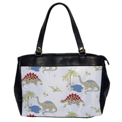 Dinosaur Art Pattern Oversize Office Handbag by Ket1n9