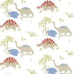 Dinosaur Art Pattern Play Mat (Square) Front