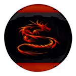 Dragon Round Glass Fridge Magnet (4 pack) Front