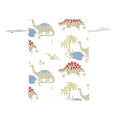 Dinosaur Art Pattern Lightweight Drawstring Pouch (m) by Ket1n9