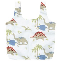 Dinosaur Art Pattern Full Print Recycle Bag (xxxl) by Ket1n9