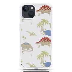 Dinosaur Art Pattern Iphone 13 Tpu Uv Print Case by Ket1n9