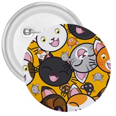 Cats-cute-kitty-kitties-kitten 3  Buttons by Ket1n9