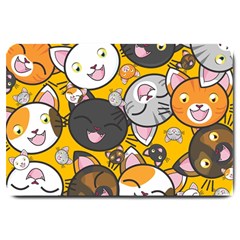 Cats-cute-kitty-kitties-kitten Large Doormat by Ket1n9