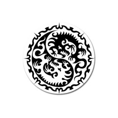 Ying Yang Tattoo Magnet 3  (round) by Ket1n9