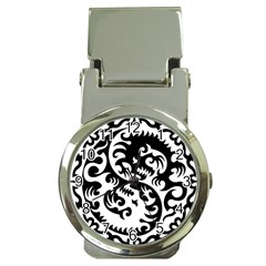 Ying Yang Tattoo Money Clip Watches