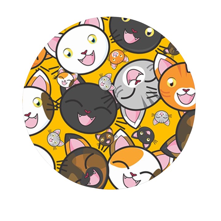 Cats-cute-kitty-kitties-kitten Mini Round Pill Box