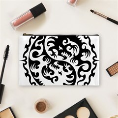 Ying Yang Tattoo Cosmetic Bag (medium) by Ket1n9