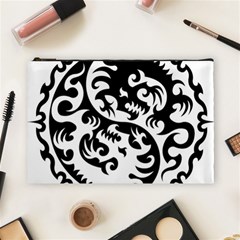 Ying Yang Tattoo Cosmetic Bag (large)