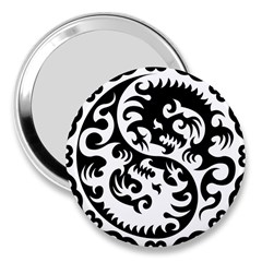 Ying Yang Tattoo 3  Handbag Mirrors