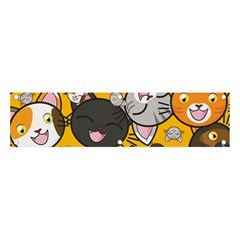 Cats-cute-kitty-kitties-kitten Banner And Sign 4  X 1  by Ket1n9