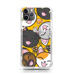 Cats-cute-kitty-kitties-kitten Iphone 11 Pro 5 8 Inch Tpu Uv Print Case by Ket1n9