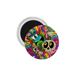 Crazy Illustrations & Funky Monster Pattern 1 75  Magnets