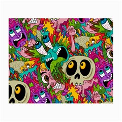 Crazy Illustrations & Funky Monster Pattern Small Glasses Cloth by Ket1n9