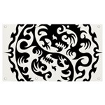 Ying Yang Tattoo Banner and Sign 7  x 4  Front