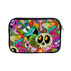 Crazy Illustrations & Funky Monster Pattern Apple Ipad Mini Zipper Cases by Ket1n9