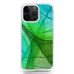 Sunlight Filtering Through Transparent Leaves Green Blue Iphone 14 Pro Max Tpu Uv Print Case by Ket1n9