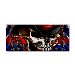 Confederate Flag Usa America United States Csa Civil War Rebel Dixie Military Poster Skull Hand Towel by Ket1n9