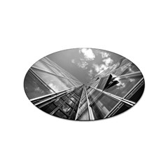 Architecture-skyscraper Sticker (oval) by Ket1n9