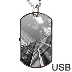 Architecture-skyscraper Dog Tag Usb Flash (two Sides) by Ket1n9