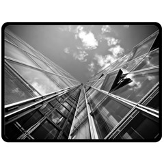 Architecture-skyscraper Two Sides Fleece Blanket (large) by Ket1n9