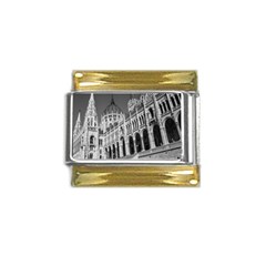 Architecture-parliament-landmark Gold Trim Italian Charm (9mm) by Ket1n9