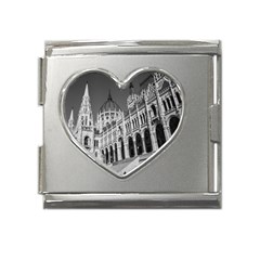 Architecture-parliament-landmark Mega Link Heart Italian Charm (18mm) by Ket1n9